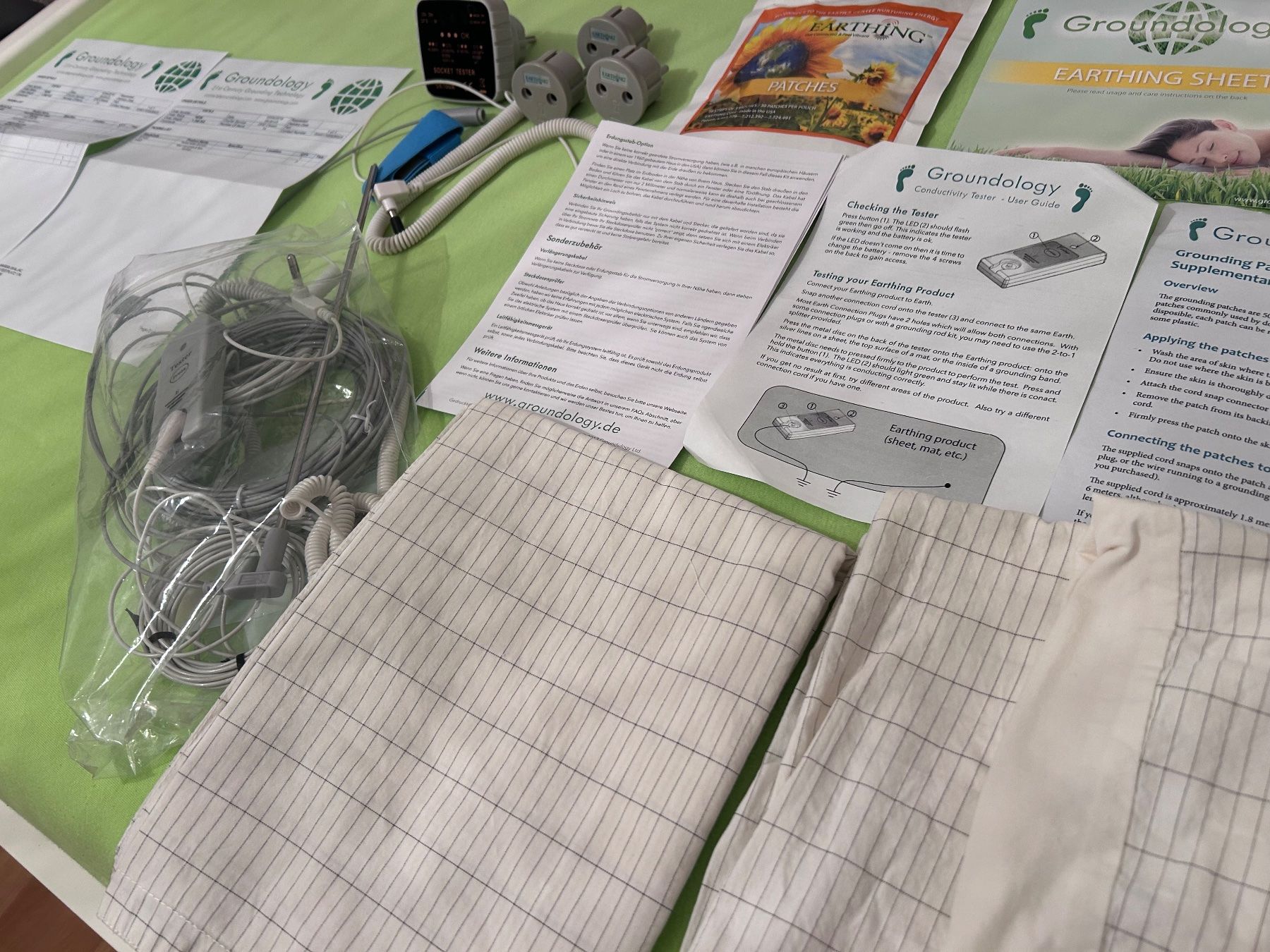 Linge de lit: Groundology Erdungs-Set komplett – D'occasion à Möhlin par mar_h9yq 1