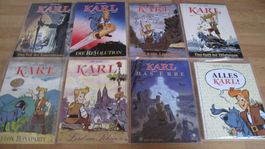 Karl / Sammlung 7 Comics & 1 Buch