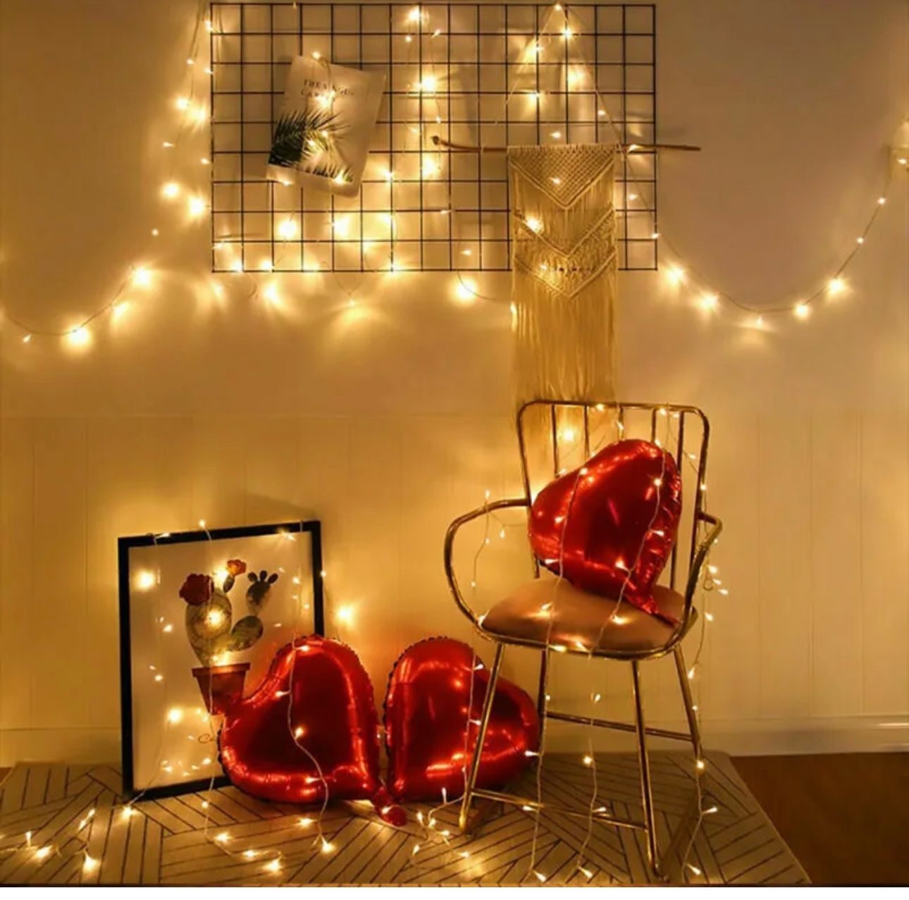 Ghirlande e barre luminose: +weihnachtskette 10 m Ledkette, Lichterkette warmweiss – Nuovo e nell'imballaggio originale da Amriswil venduto da JaJa-Express 2