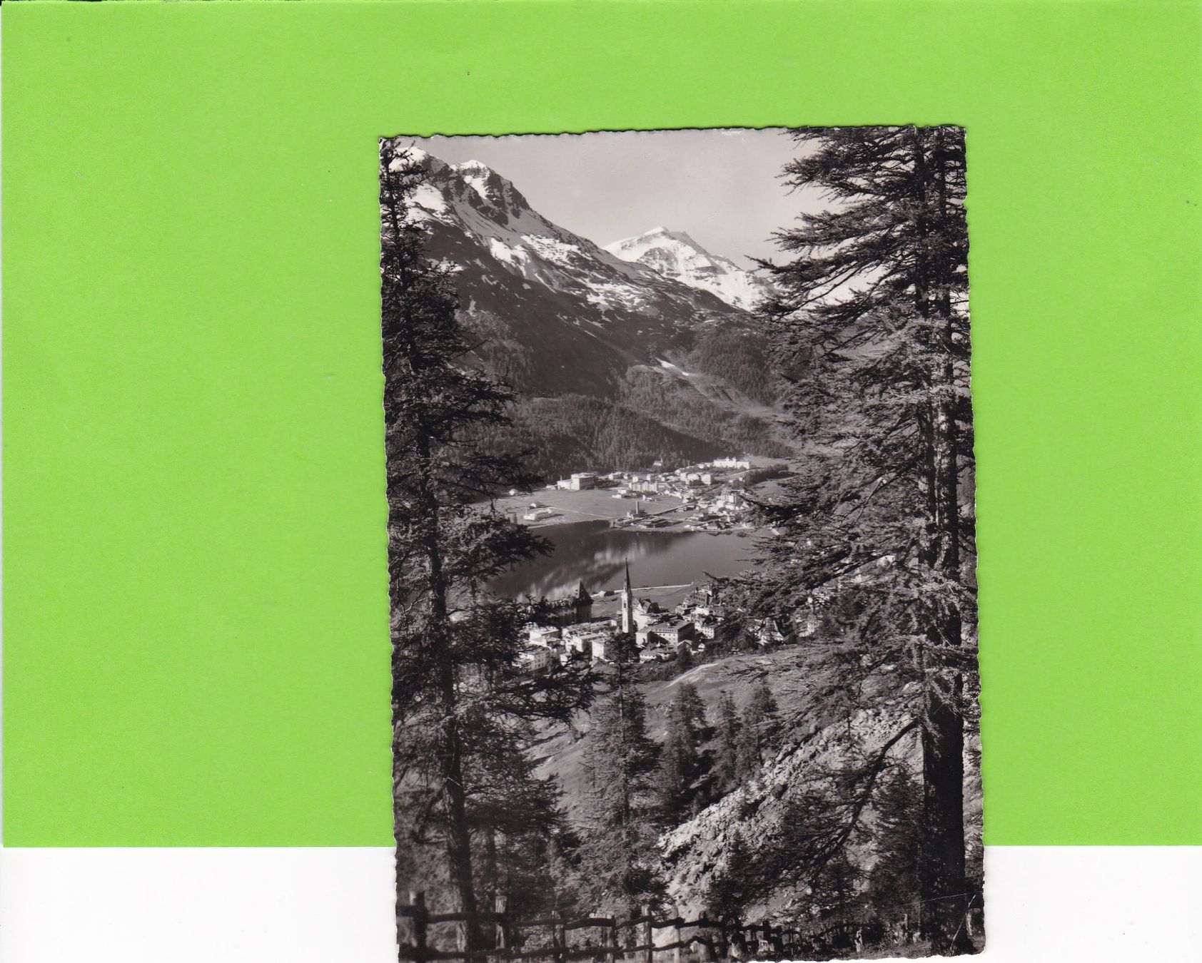 Cartoline postali: St. Moritz Dorf und Bad – Usato da St. Peterzell venduto da neckertal