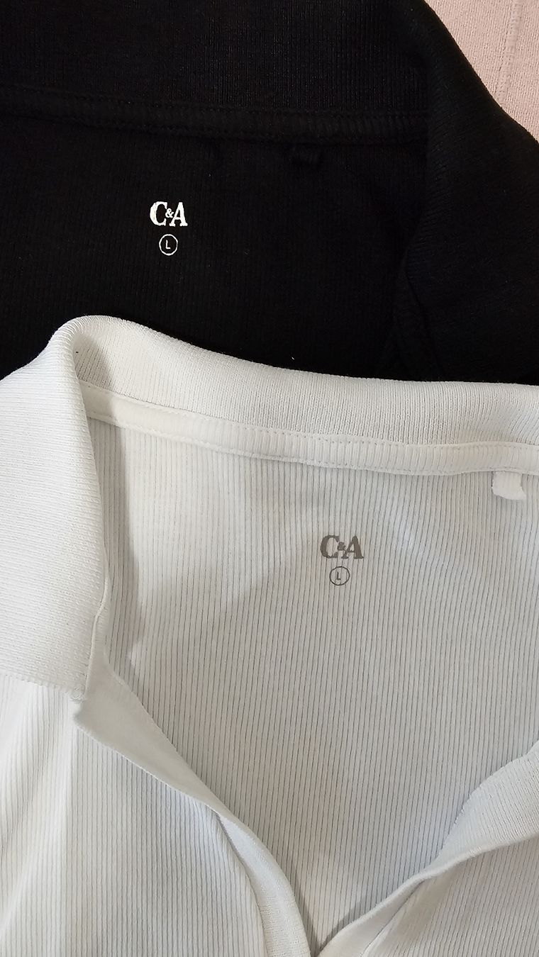 C&A Camicette: 2 x C&A Bluse, Grösse L, Weiss+ Schwarz – Usato da Steinmaur venduto da Kiki_m240 3