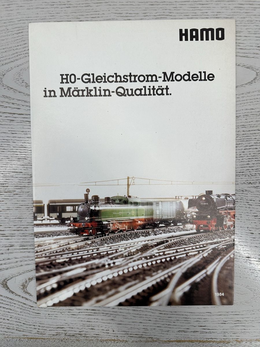 Märklin Modellini di ferrovie: Märklin Boschüre HAMO 1984 – Usato da Lupsingen venduto da New-Haven