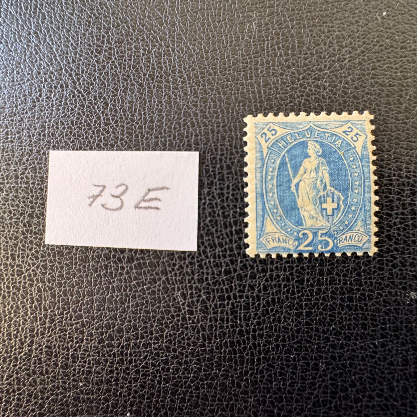 Alle Briefmarken: Stehende Helvetia 73E, postfrisch – Neu (gemäss Beschreibung) aus Stallikon von HILDECH1 1