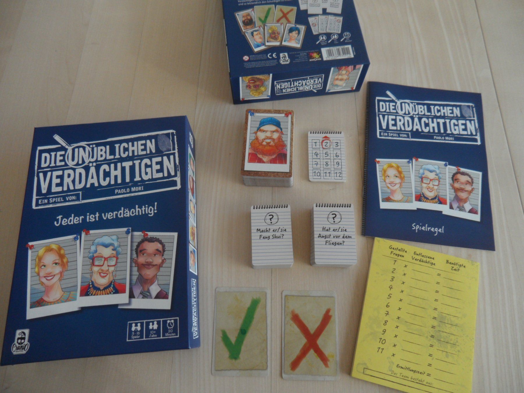 Giochi: Die unüblichen Verdächtigen - Cranio Asmodee - neuwertig – Usato da Bern venduto da Ono99 2