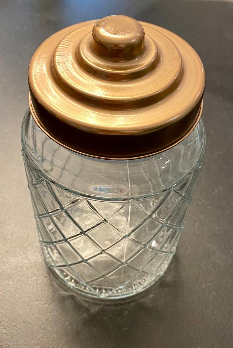 Gläser: Vorratsdose Glas mit Metalldeckel, neuwertig – Gebraucht aus Krauchthal von SamsPuce