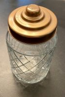 Vorratsdose Glas mit Metalldeckel, neuwertig