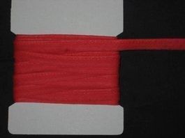 Paspelband Baumwolle rot 10mm breit