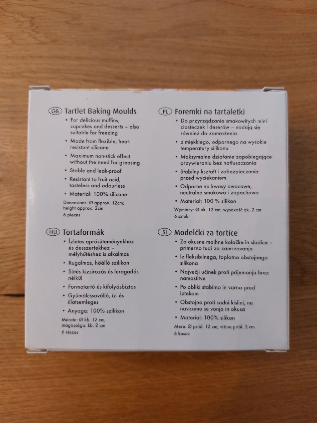 Teglie da forno: Kuchenförmchen aus Silikon – Nuovo e nell'imballaggio originale da Rodersdorf venduto da and_9kj9 2