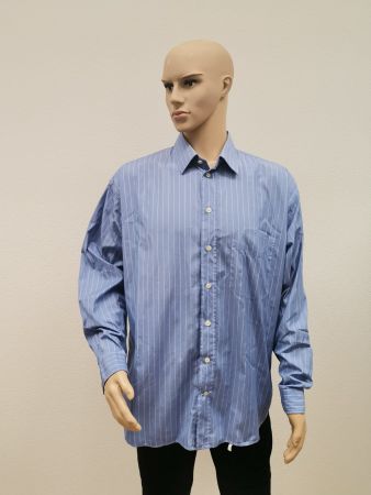 STRELLSON Herrenhemd blau/weiß gestreift Gr.44