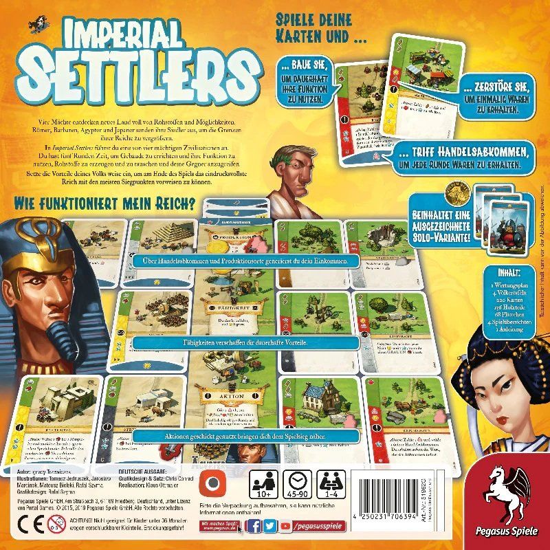 Pegasus Spiele Giochi: Imperial Settlers – Nuovo (secondo la descrizione) da Knonau venduto da Olizbi 1