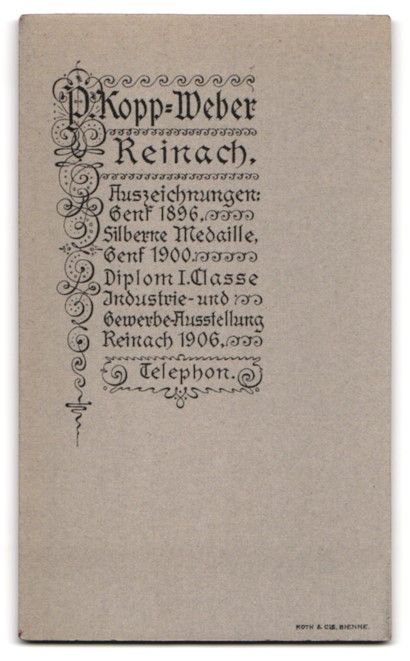 Fotografie & Manifesti: Fotografie P. Kopp-Weber, Reinach, Junge – Usato da Berlin venduto da bartko-reher 1