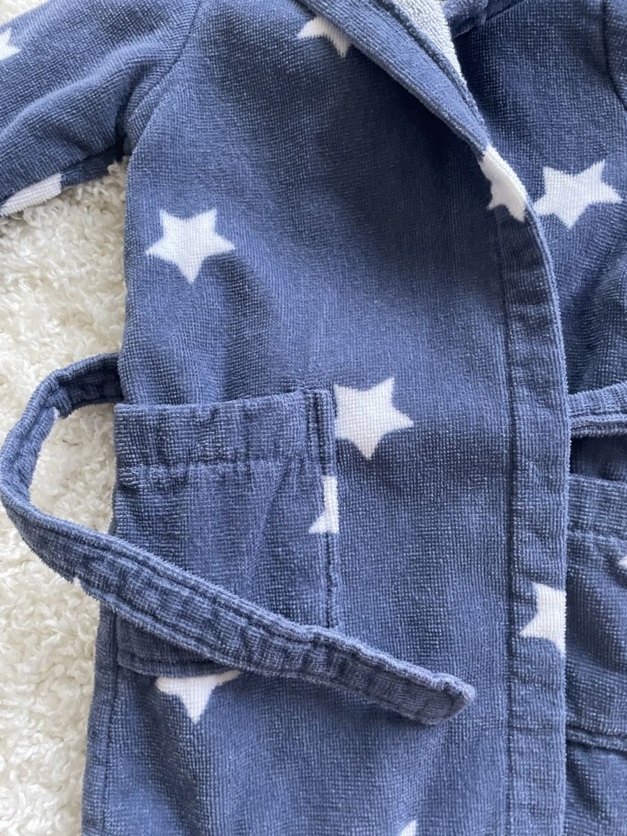 Accappatoi: Peignoir bébé étoiles bleu taille 6-12 mois  – Usato da Versoix venduto da Pti-pois 4
