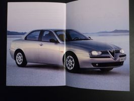 Prospekt Preisliste Alfa Romeo 156 1997 mit 2.5V6 24V