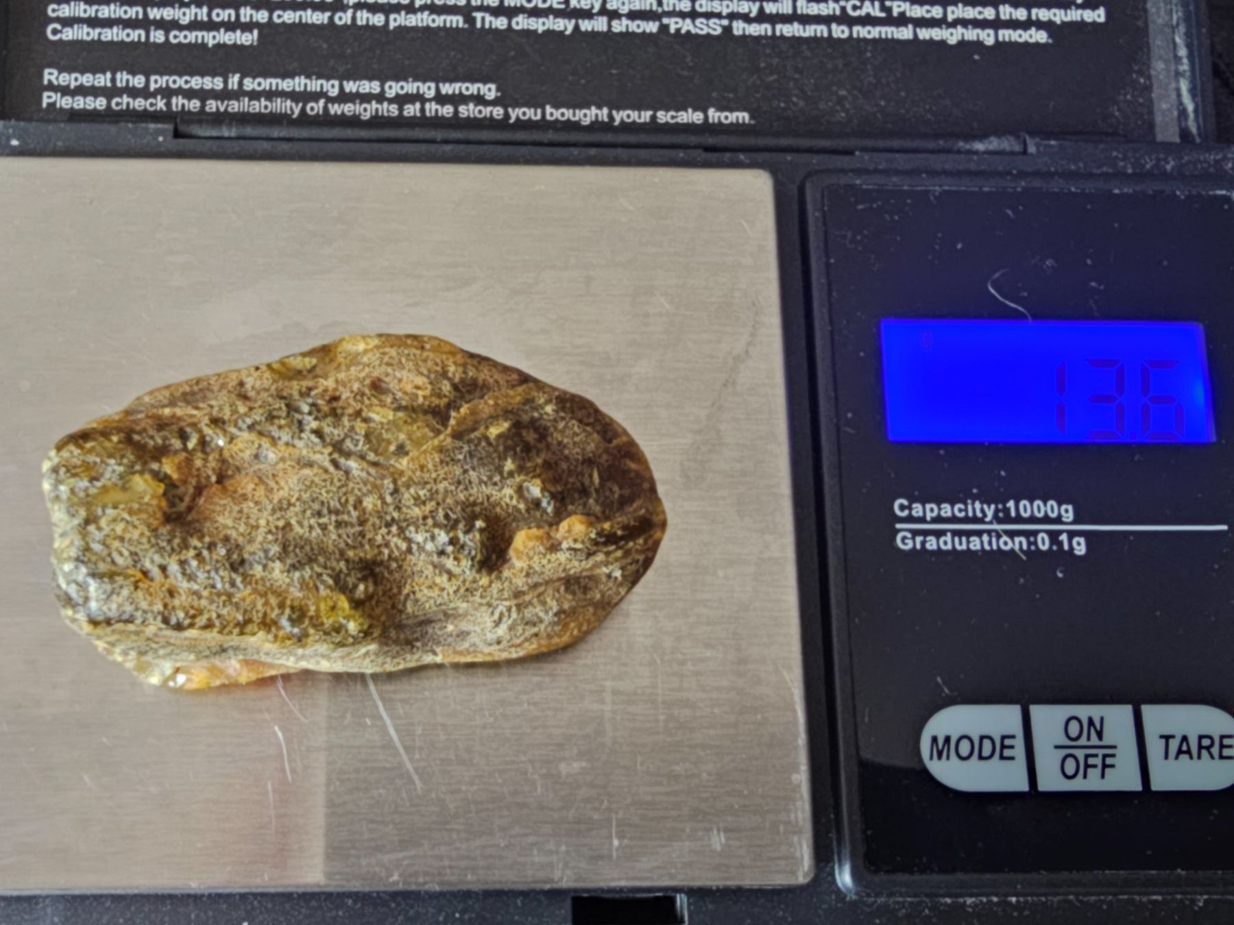 Minerali & Pietre curative: 14gr Rohbernstein echt Roh Bernstein baltisch selten raw – Nuovo (secondo la descrizione) da Riedt b. Erlen venduto da Gottestraene 8