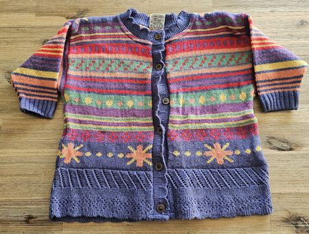 Mädchen Strickjacke farbig Grösse 80 H&M
