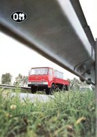 Lastwagen OM N100 - Originalprospekt Schweiz 1975
