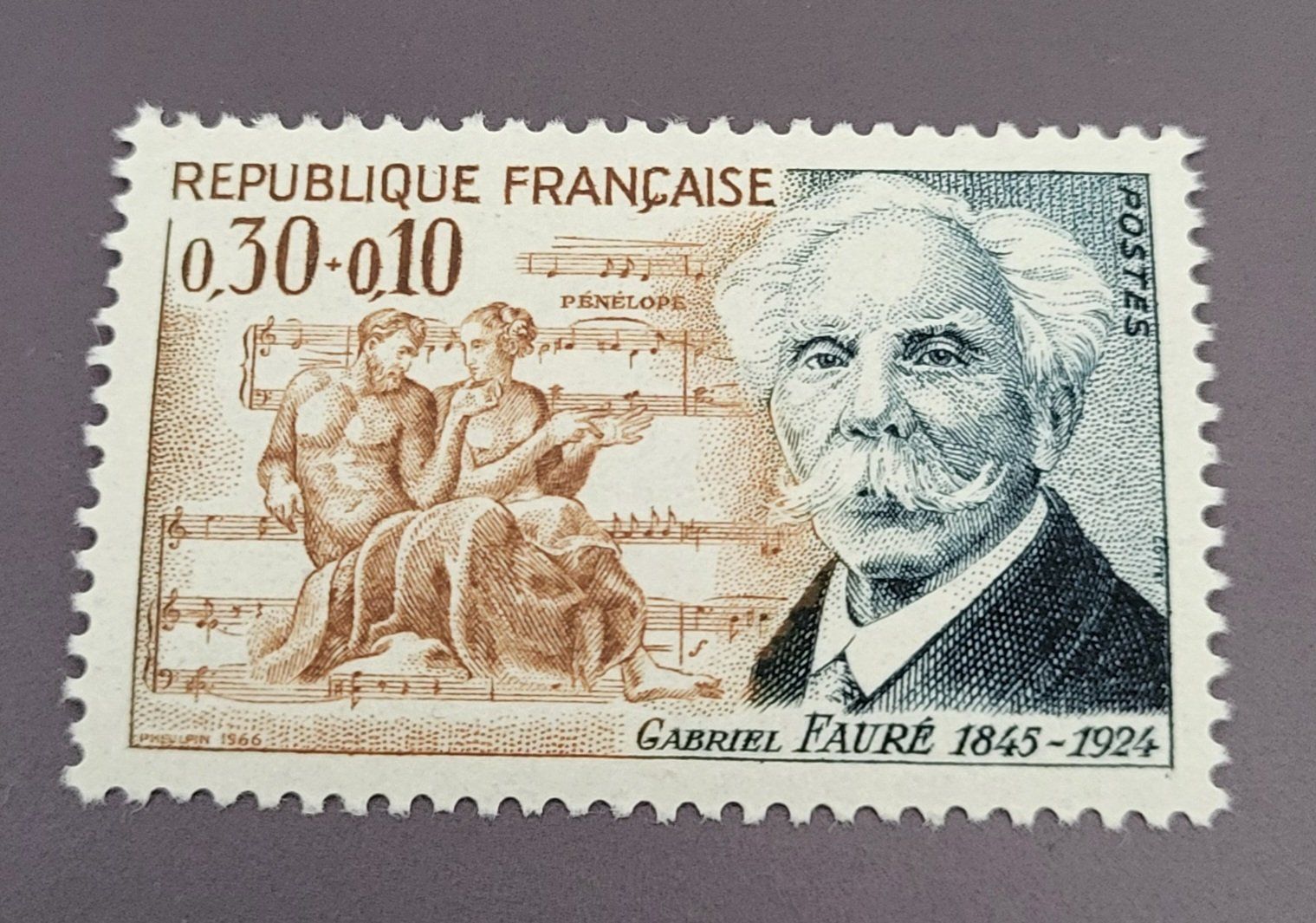 Tous les timbres: Frankreich 1966 briefmarke – D'occasion à St Gallen par Stampsalshobby