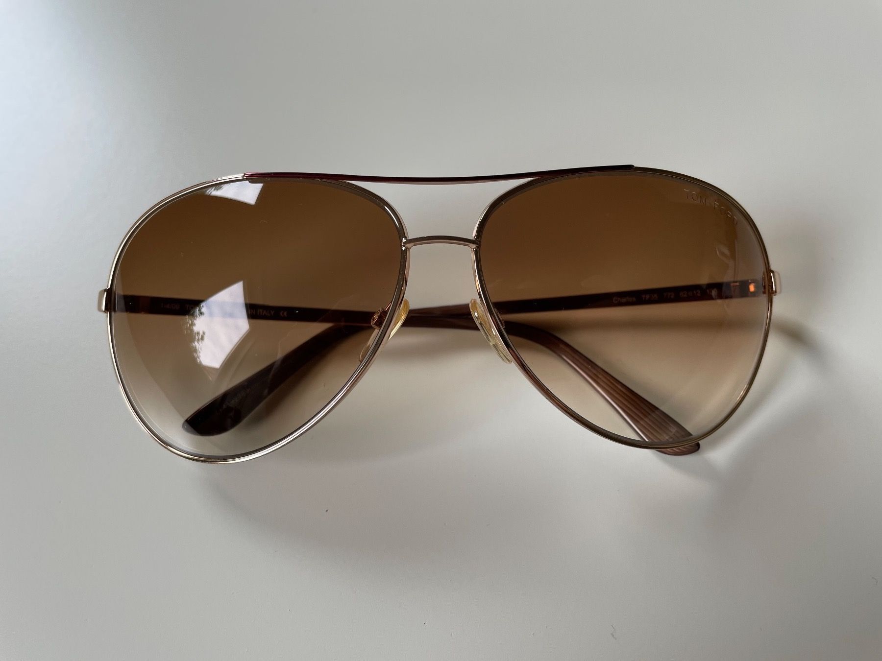 Tom Ford Occhiali & Lenti: Tom Ford Charles TF35 Aviator Sunglasses NEW – Nuovo e nell'imballaggio originale da Dübendorf venduto da VSAngel 1
