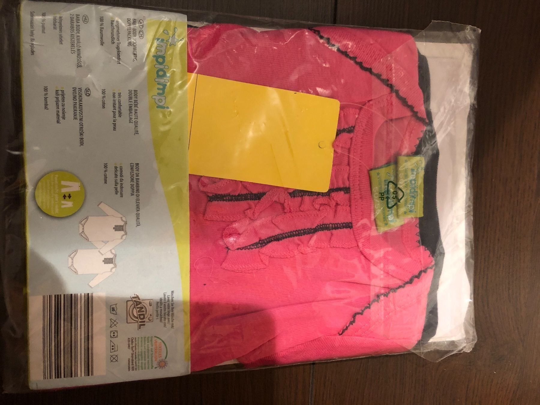 Biancheria intima: 2 bodys bébé taille 56 neuf – Nuovo e nell'imballaggio originale da MARLY venduto da AISLEE 1