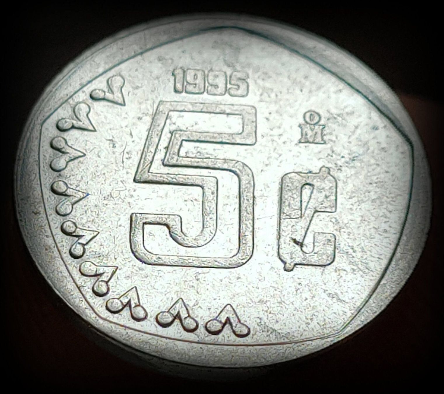 Alle Münzen: MEXICO 5 CENTAVOS 1995 – Gebraucht aus Winterthur von Creso70