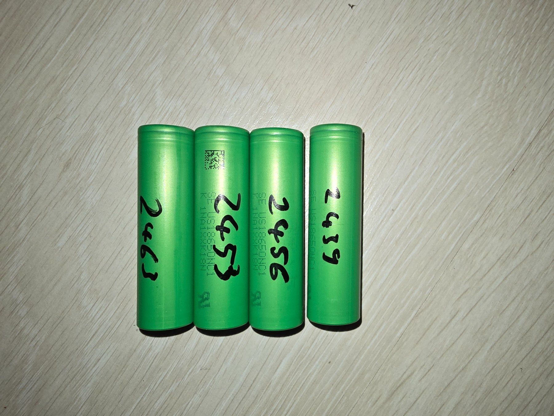 Sony Akkus: 4 batteries 18650 2400mAh – Gebraucht aus La Chaux-de-Fonds von orelg