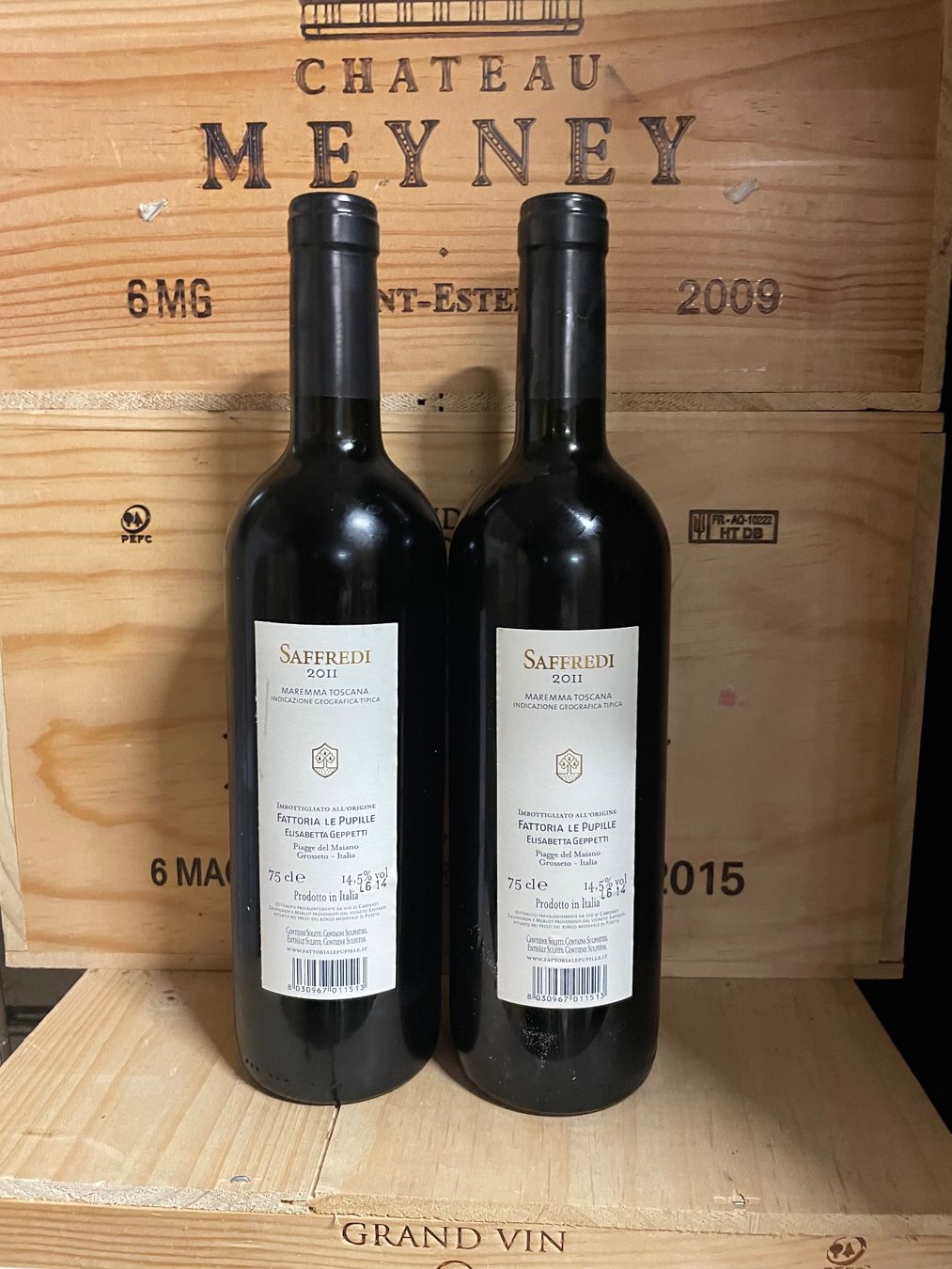 Vino: 2 Flaschen 0.75 L Saffredi 2011 – Nuovo e nell'imballaggio originale da Zuerich venduto da Malecoendli 1