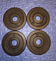 4 × 1.25Kg Hantelscheiben aus Gusseisen  