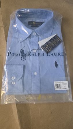 Orginal Polo Ralph Lauren Hemd Grösse L, hellblau, Custom Sl