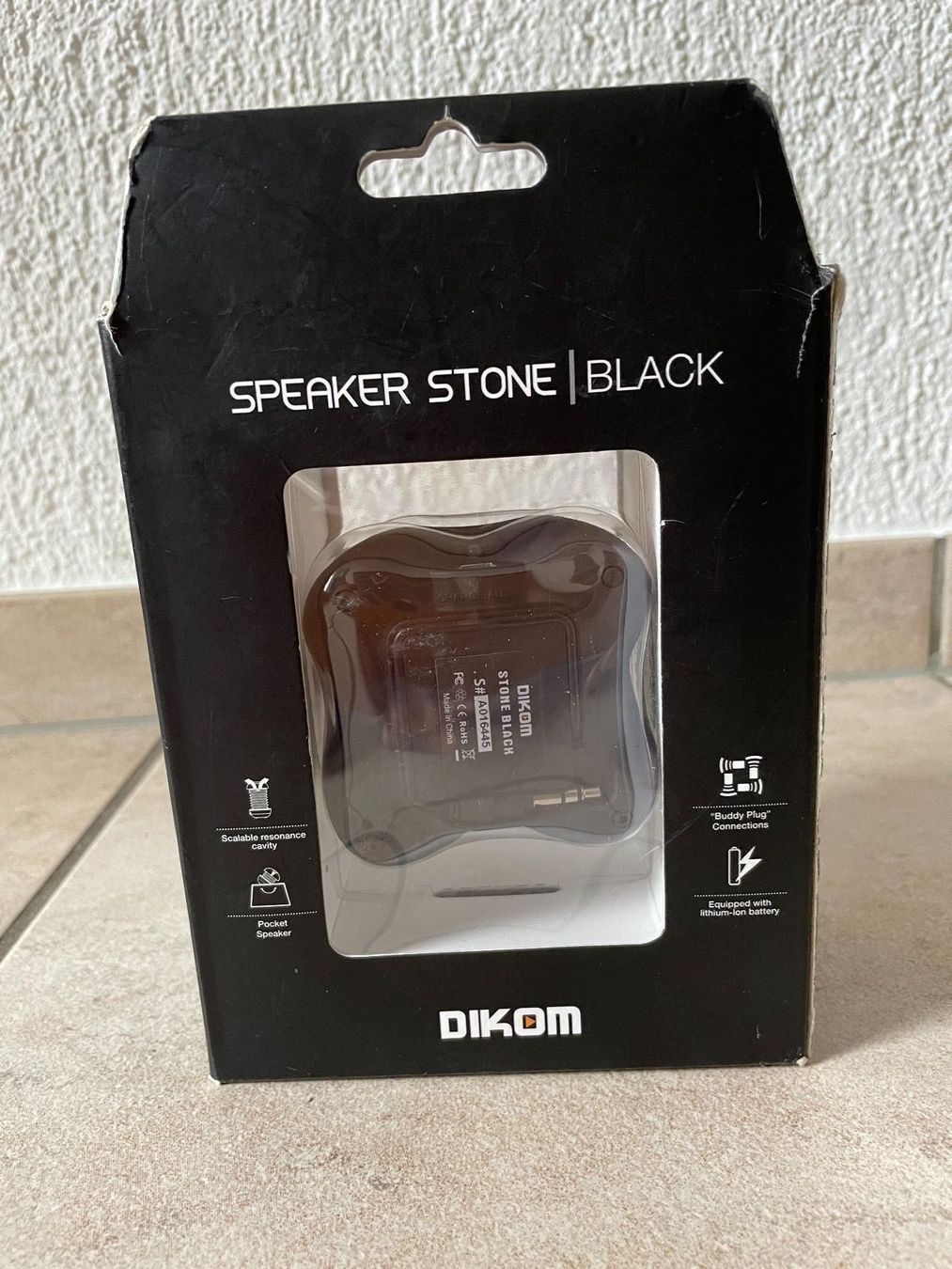 Casse acustiche: Dikom Speaker Stone, black, NEU – Nuovo e nell'imballaggio originale da Wilderswil venduto da Renaissance1 2