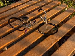 Velo Deko Alu Draht mit Plastikapplokation 7x11 cm schwarz