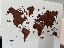 Weltkarte (XXL) von EnjoyTheWood (Etsy)