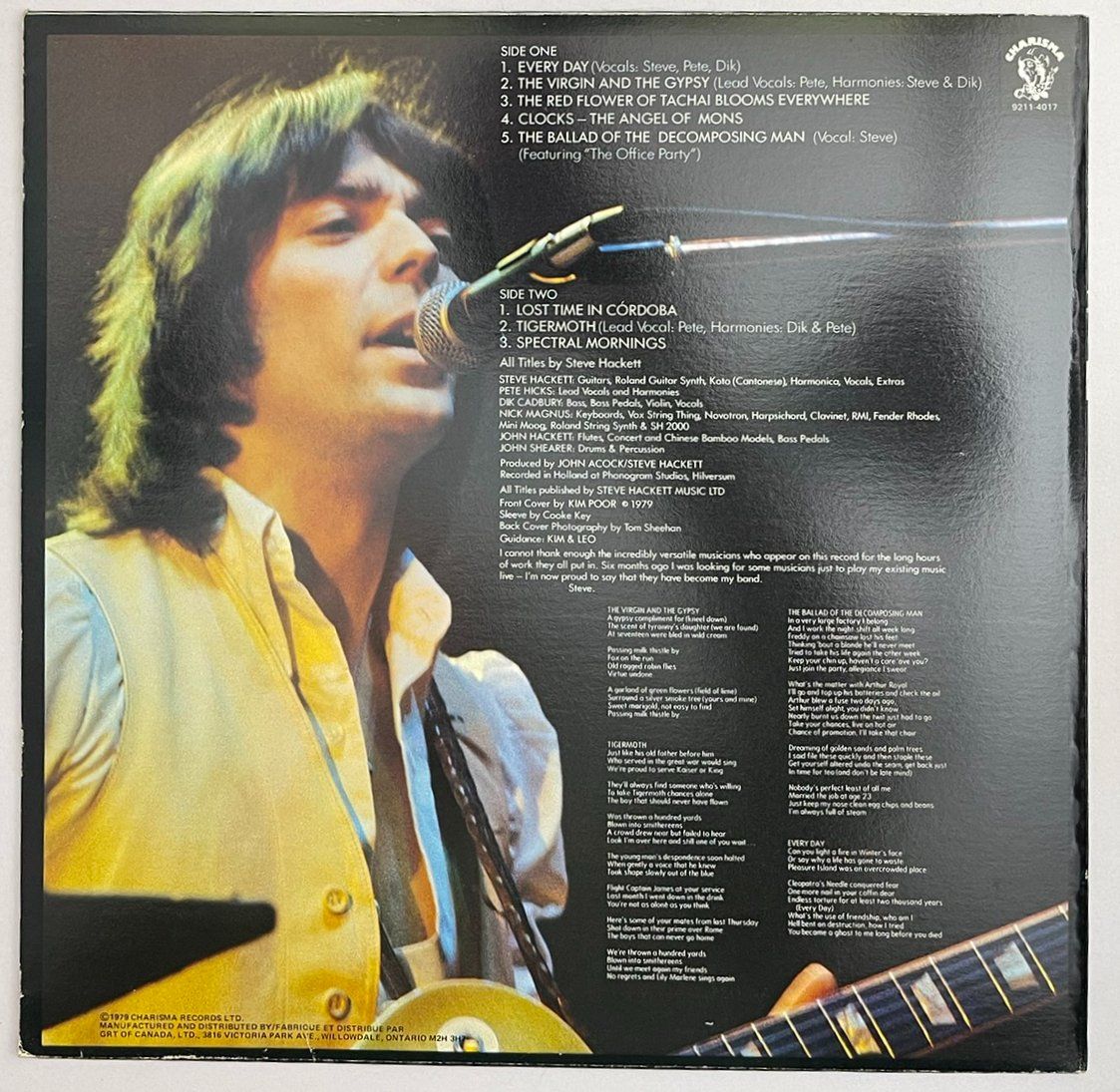 Dischi in vinile: LP: STEVE HACKETT (GENESIS) - Spectral Mornings – Nuovo (secondo la descrizione) da Frenkendorf venduto da Yard-Sale-2000 1