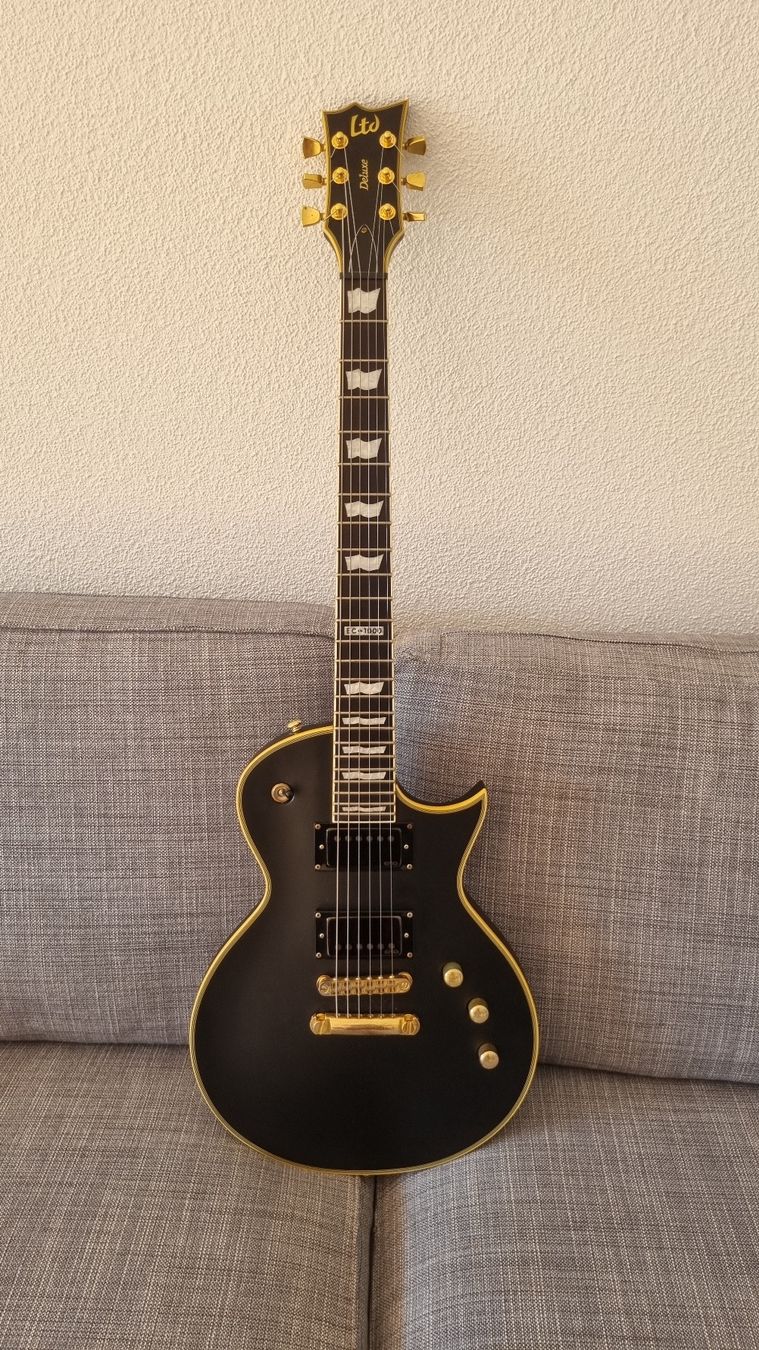 Esp Musikinstrumente: ESP LTD EC-1000 mit EMG JH "Het Set" – Gebraucht aus Uster von