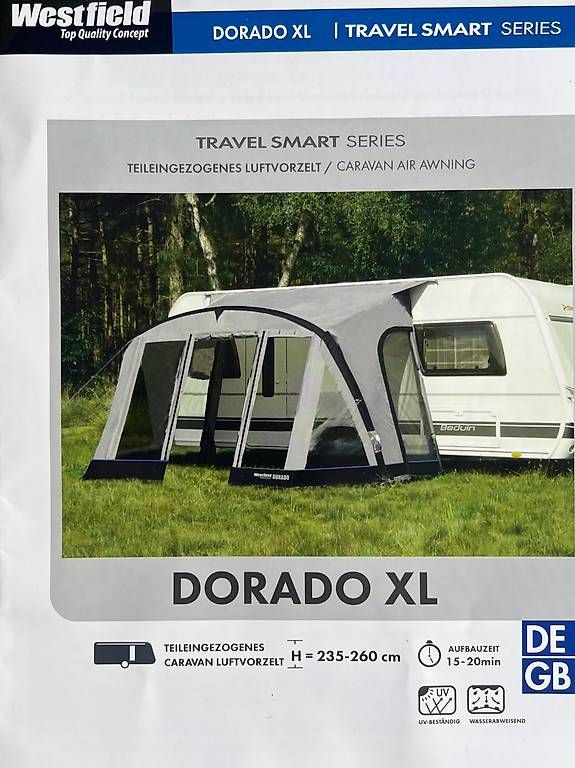 Vorzelte & Markisen: Luftvorzelt DORADO XL – Neu und originalverpackt aus Buchs SG von Gloor57