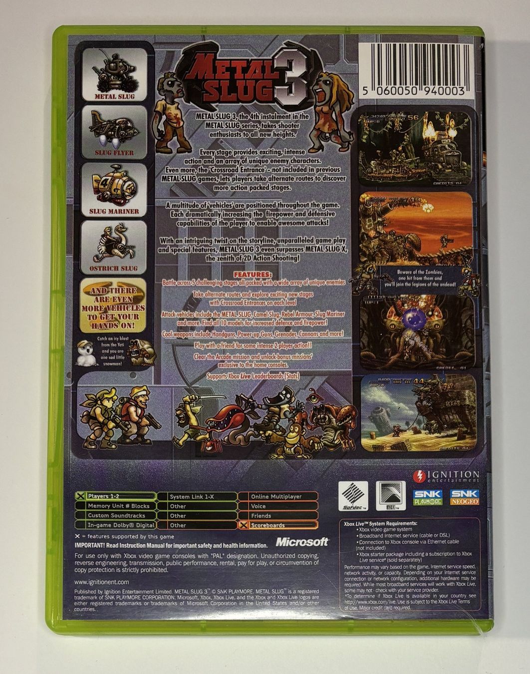 Giochi: XBOX - Metal Slug 3 – Usato da Allschwil venduto da Bullach 2