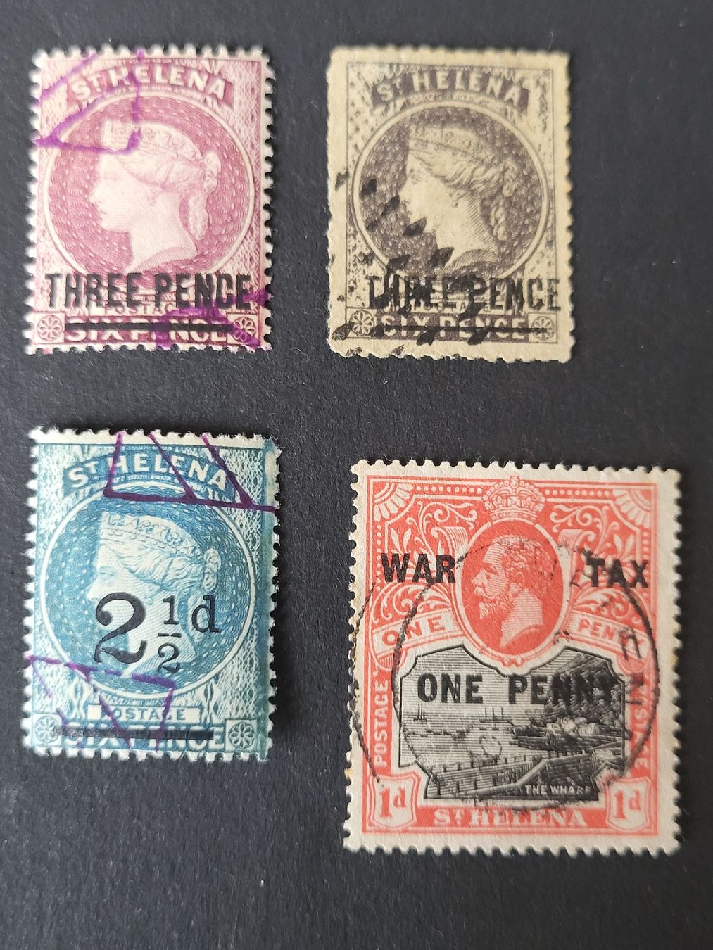 Alle Briefmarken: "Ab 1880", Kleinlot Saint Helena – Gebraucht aus stäfa von brandy66 2
