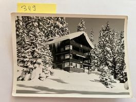 Arosa Chalet Alpenfrieden Fotokarte, 1957