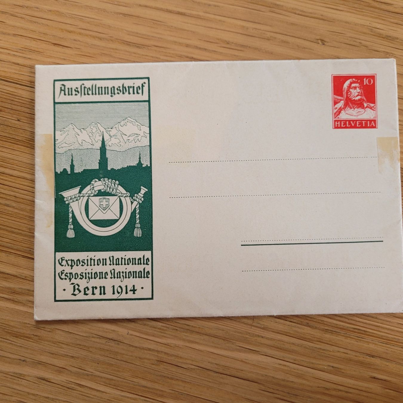 Alle Briefmarken: GS Karte Bern 1914 – Gebraucht aus Biel/Bienne von Destockweb