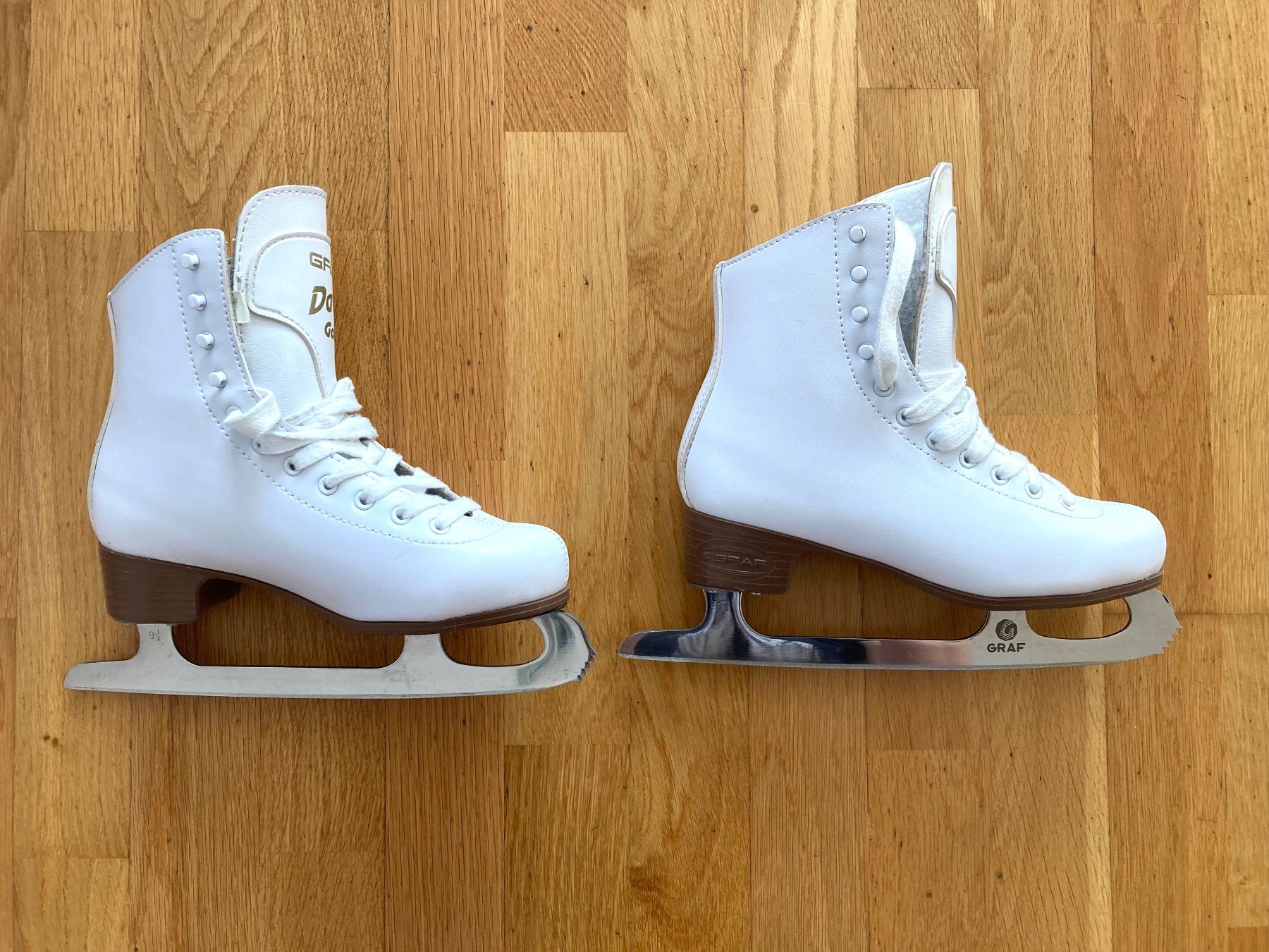 Graf Schlittschuhe: Schlittschuhe, Graf Davos Gold – Gebraucht aus Einsiedeln von sabe02 1