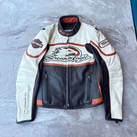 Veste Moto Harley-Davidson Screamin' Eagle en Cuir Véritable