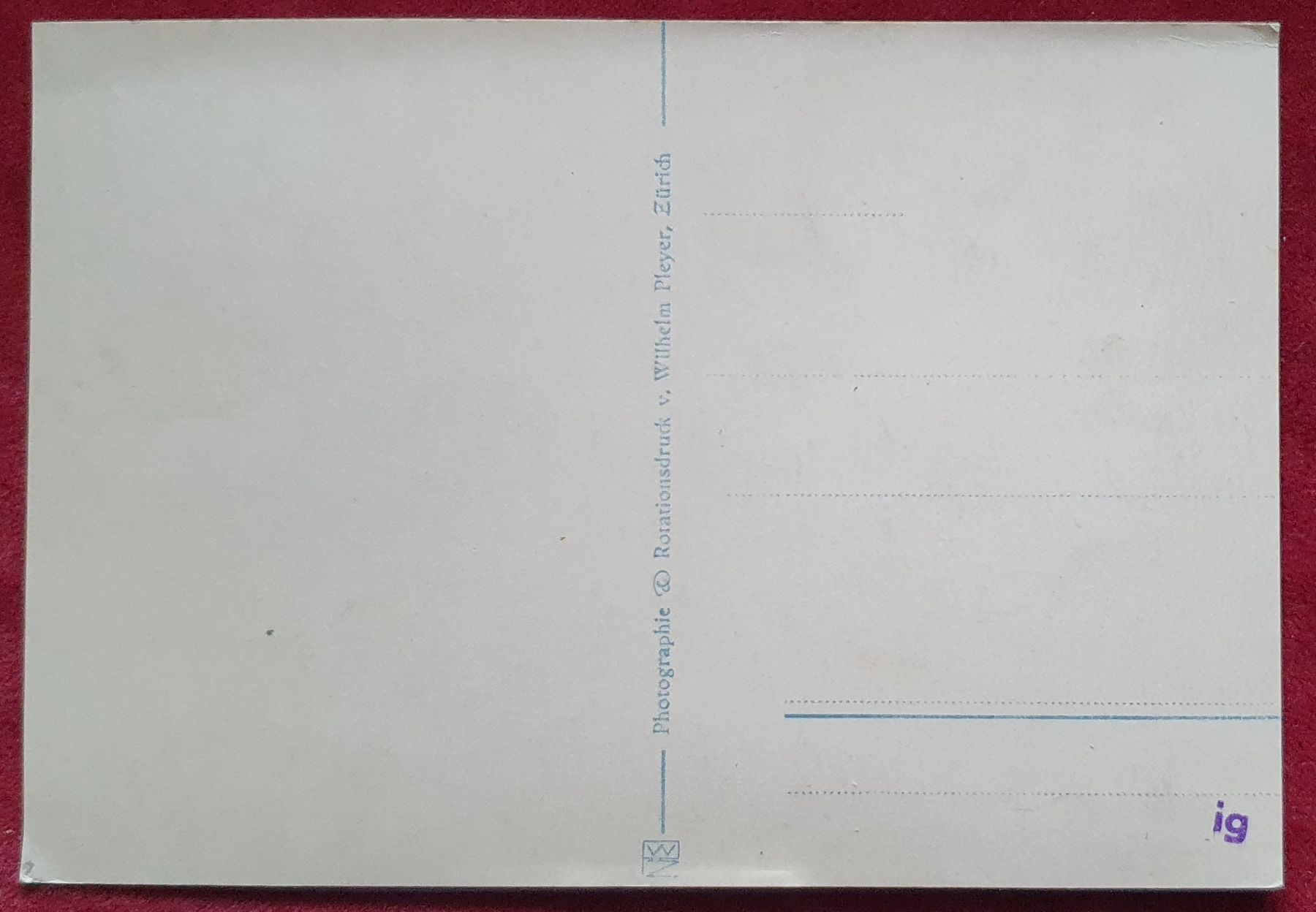 Ansichtskarten: Zürichseegefrörne 1929 – Gebraucht aus Kreuzlingen von Rschweiz1 1