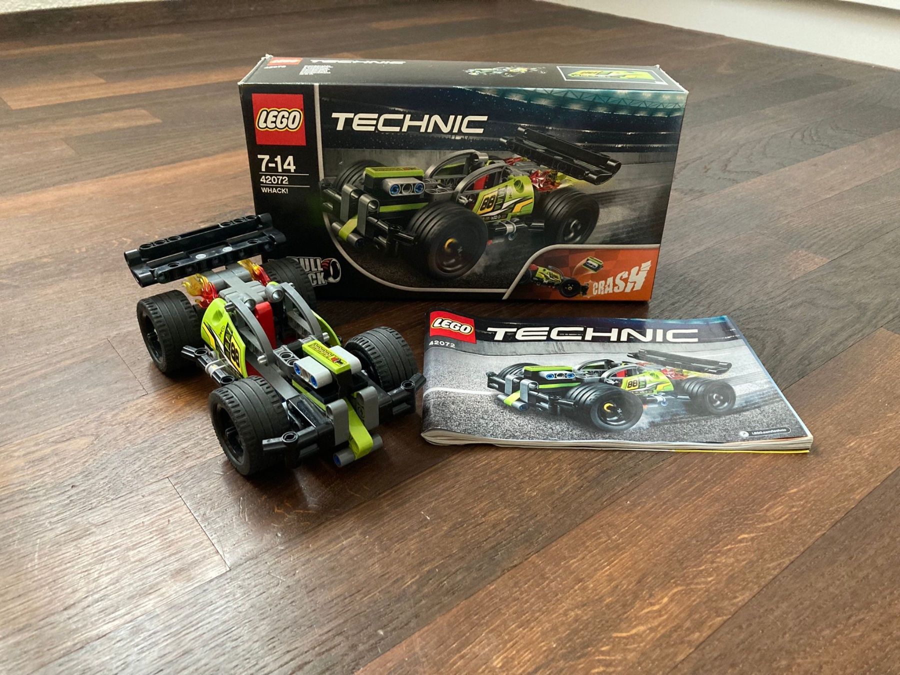 Lego Kit di costruzioni: Lego Technic 42072 Zack! Rennauto - komplett – Usato da Hochdorf venduto da seetaler12
