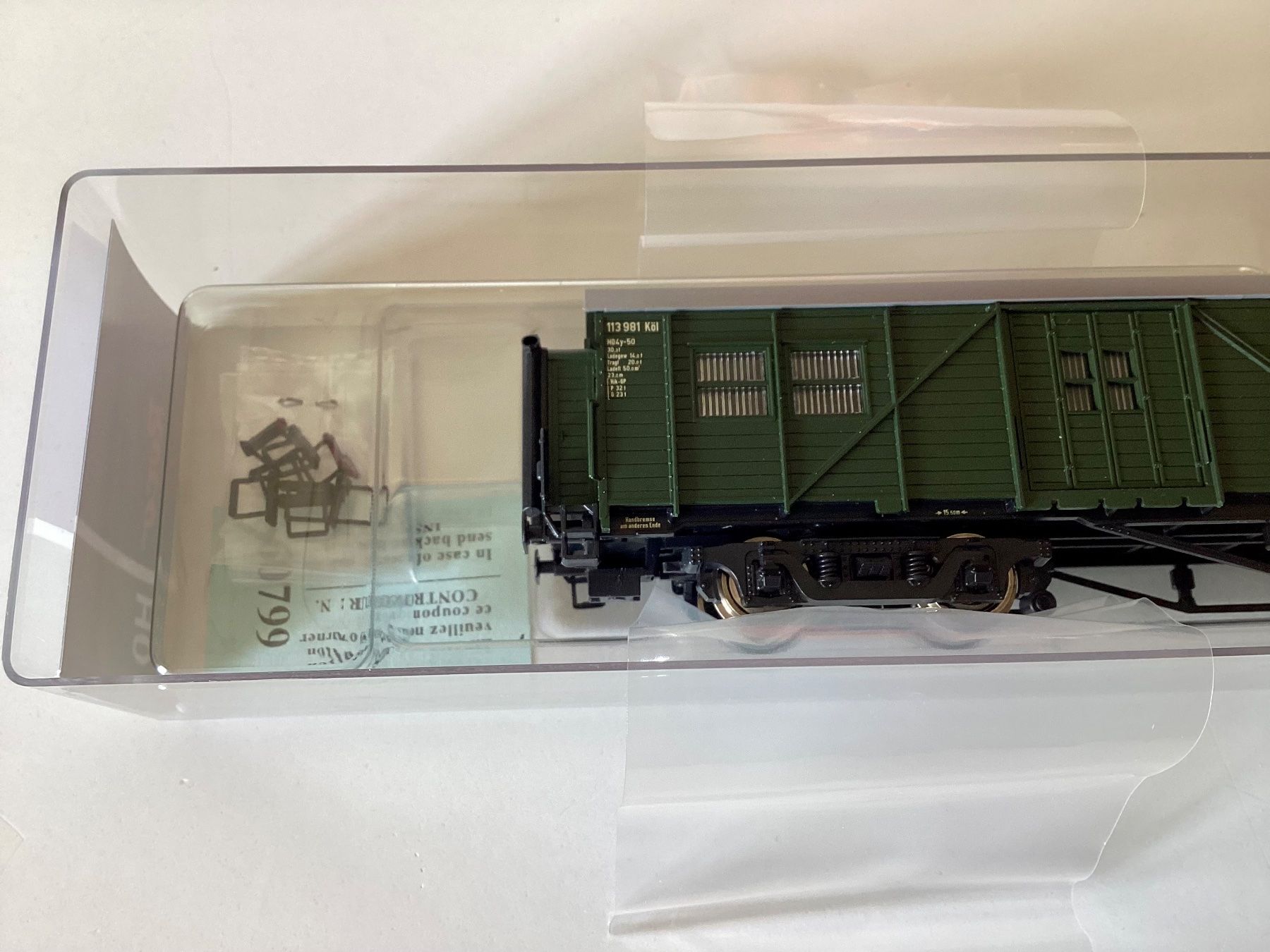 Roco Modelleisenbahnen: Roco 64578, MD4y-50 der DB. Epoche III – Neu und originalverpackt aus Vacallo von G1965 1