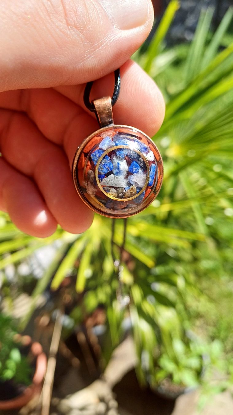 Pendentifs: Anhänger Lapis & Red Jasper – Neuf avec emballage d'origine à Kloten par Epoxygalaxy.ch 2