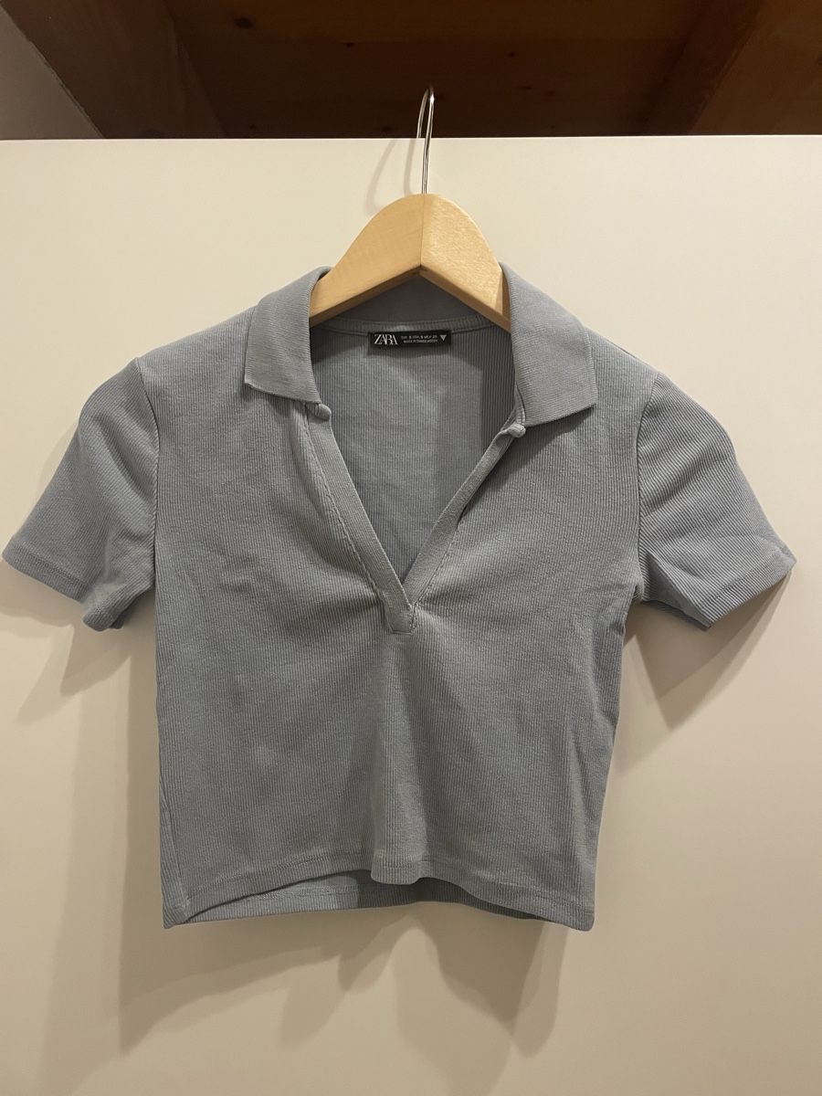 Zara Top: Zara cropped Top, hellblau, Gr. S, neuwertig – Nuovo (secondo la descrizione) da Malix venduto da fred_59