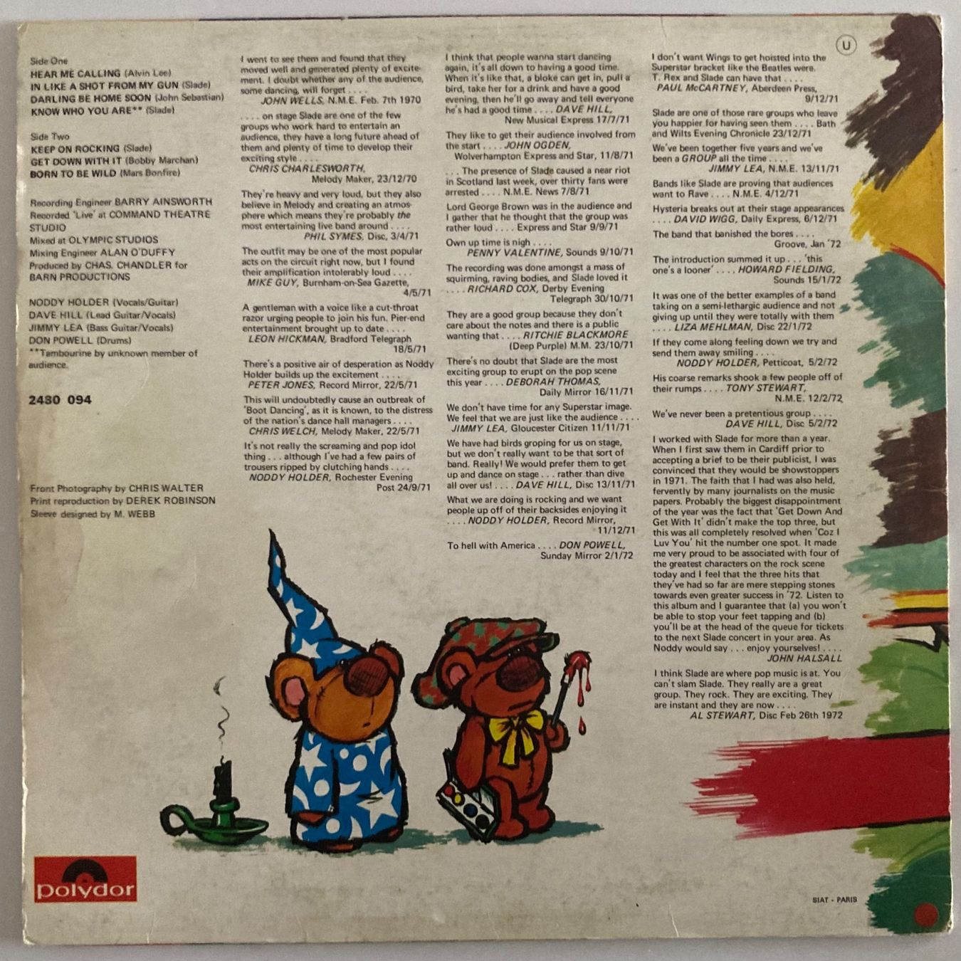 Schallplatten: SLADE - SLADE ALIVE! – Gebraucht aus Poliez-Pittet von Newtown-Records 1