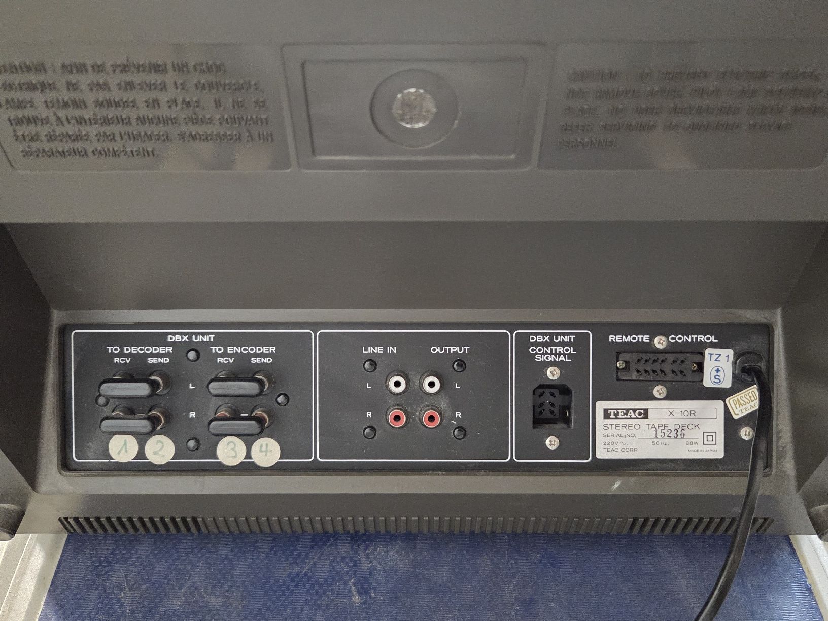 Teac Apparecchi a nastro: TEAC X-10R Stereo Tape Deck  – Usato da Dietikon venduto da Allegra34 2