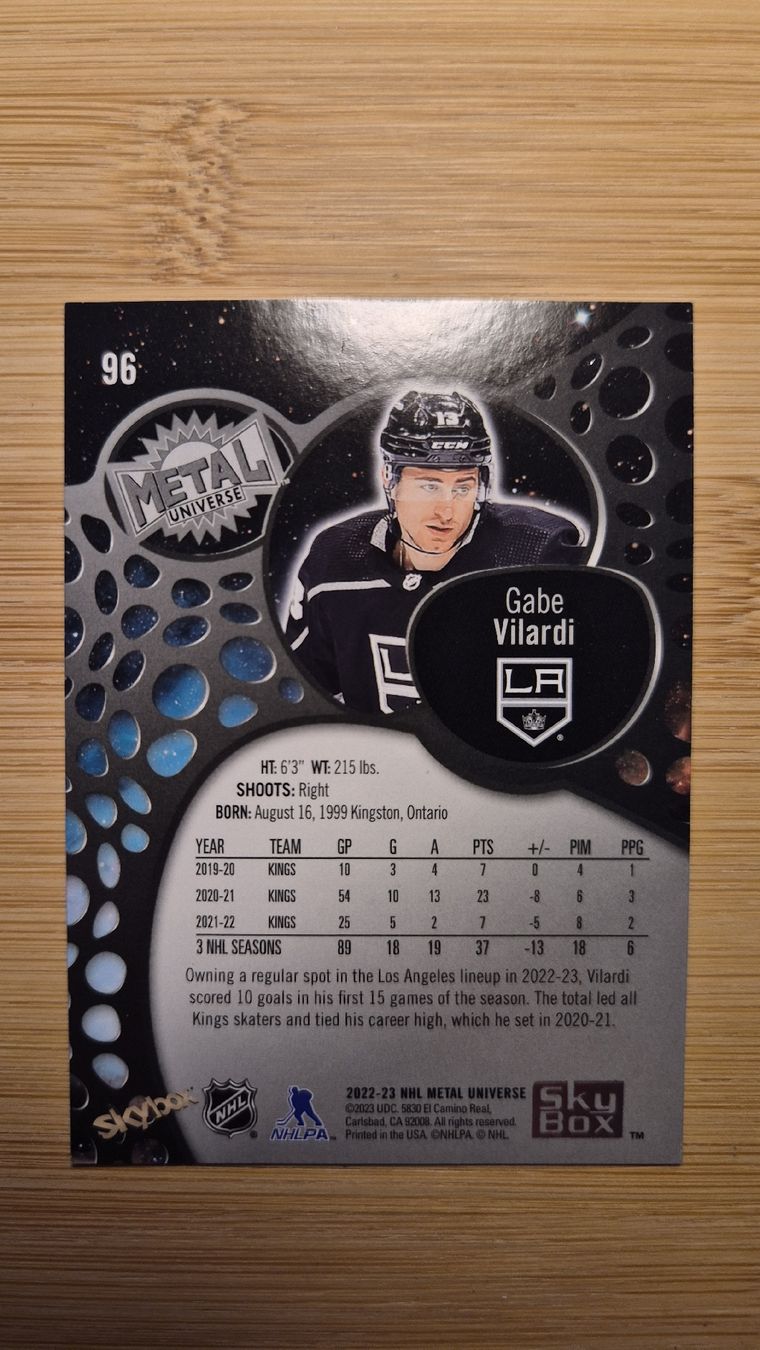 NHL Carte collezionabili: NHL L.A. Kings Gabe Vilardi – Usato da Bellach venduto da paedu-1980 1