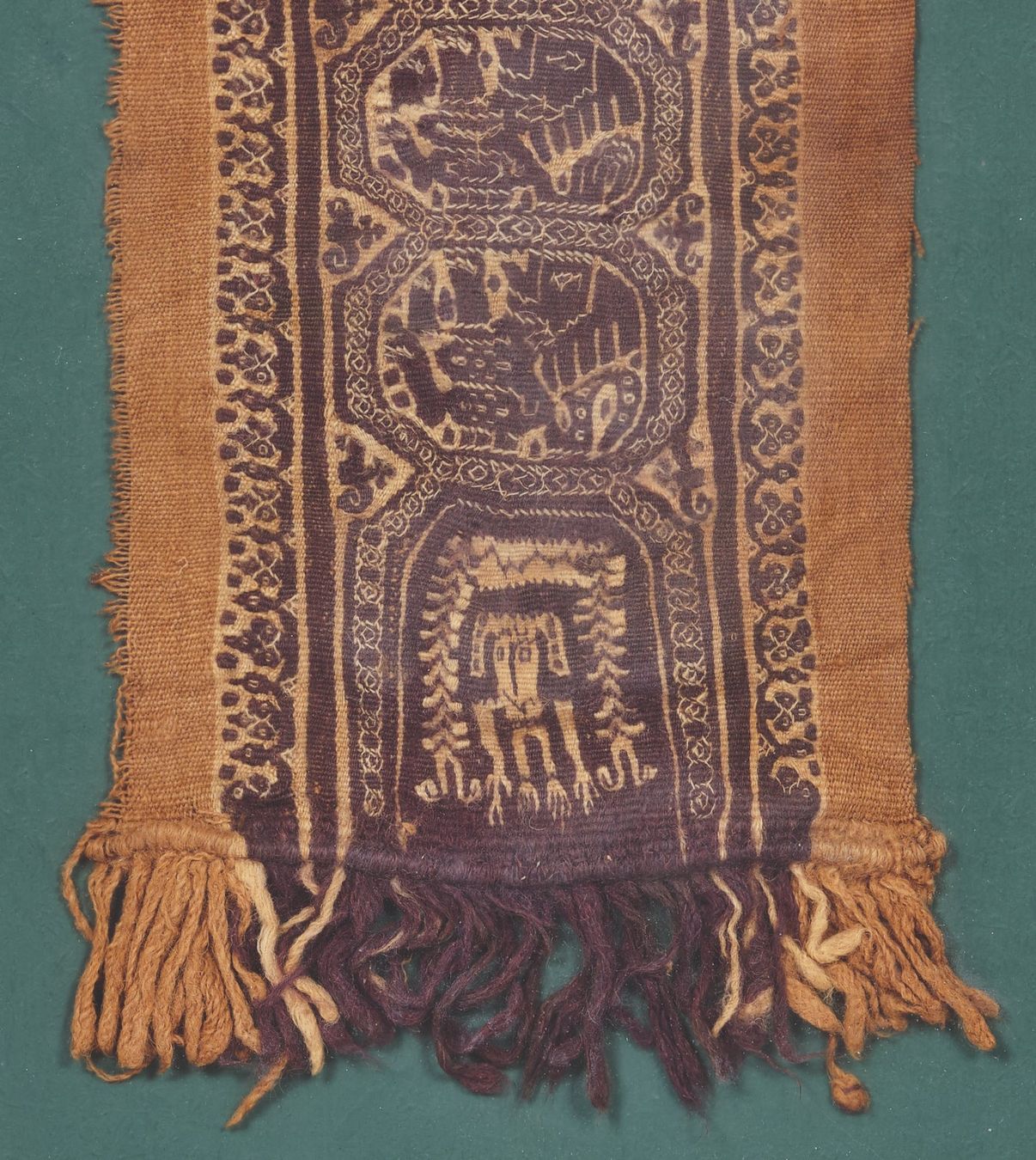Tissus: Antikes Stoff Fragment gerahmt – D'occasion à Zürich par BOAC1943 2