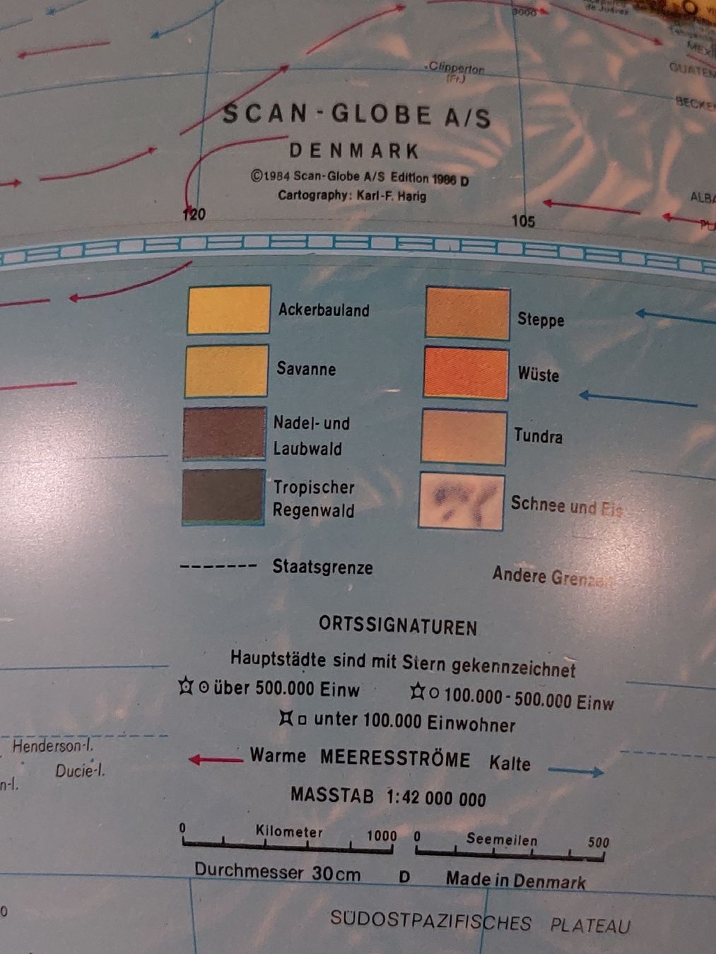 Altro in Decorazioni & Accessori: Leuchtglobus, Scan-Globe, 1986 – Usato da Niederuzwil venduto da wolkenlos80 6
